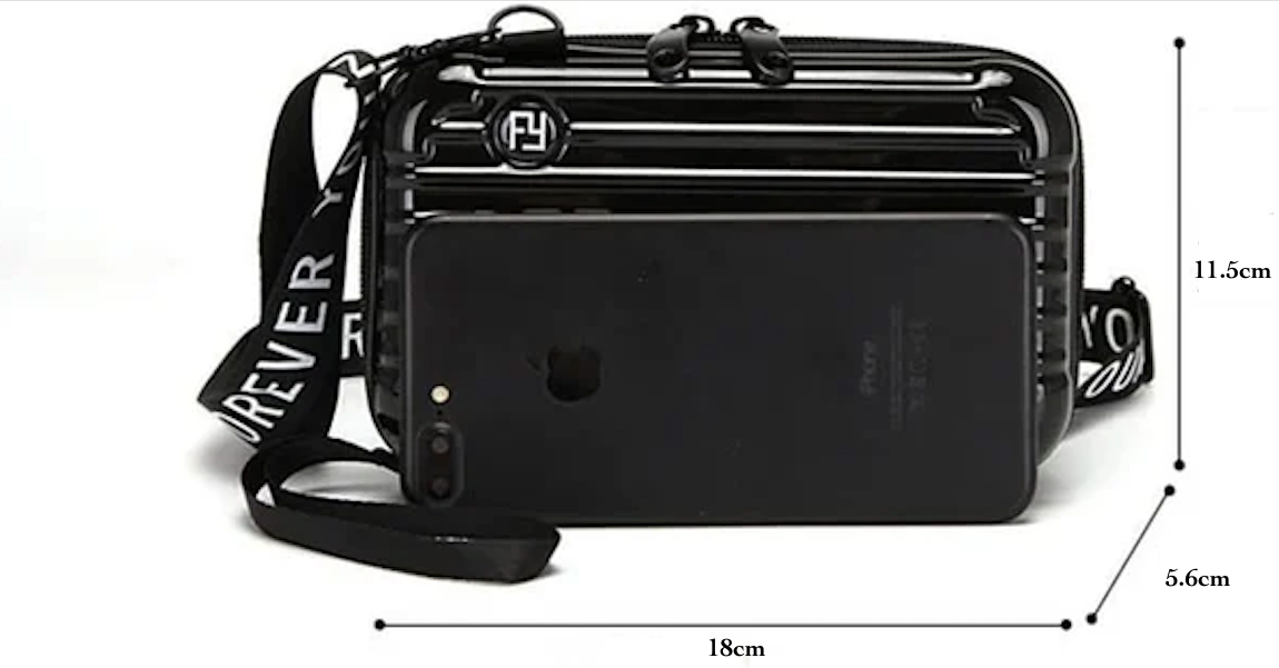 Crossbody taske hårdt skal kompakt skulderetui