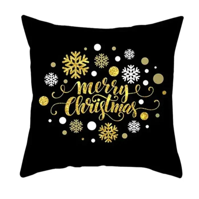 CozyNest Cushion Covers Set – Stylish Christmas Decoration for Sofa and Living Room, Festive Cotton Covers 45x45 cm