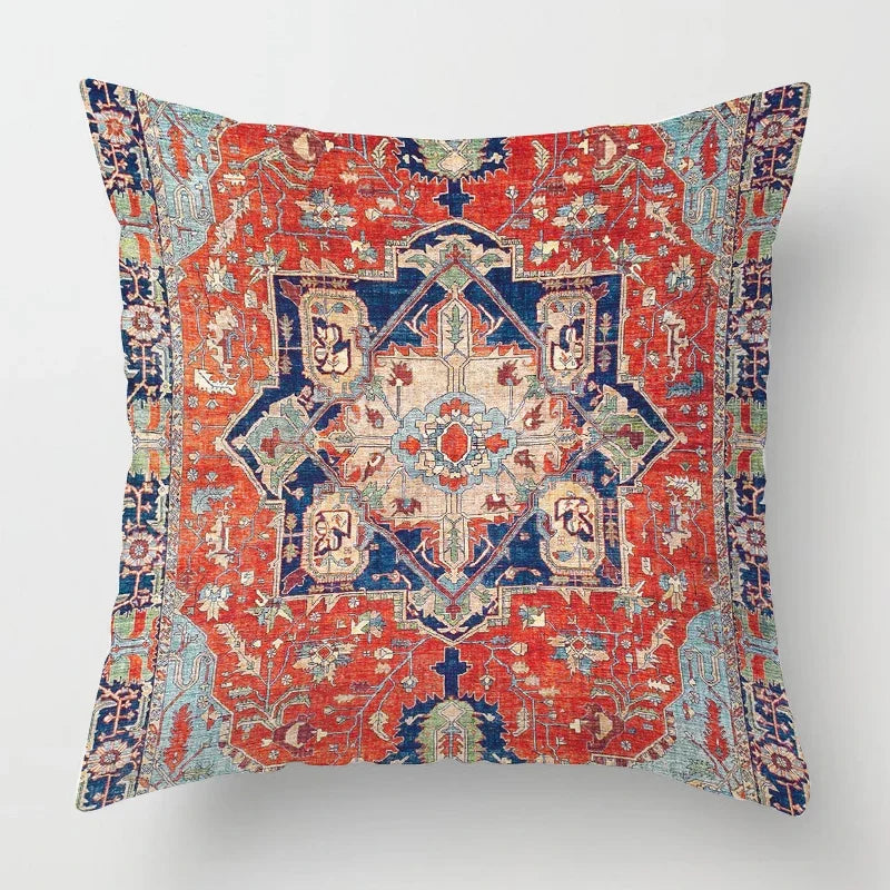 Boho Bliss Cushion Cover – Stylish Moroccan-Inspired Decor for Living Room and Office, High-Quality Design for Sofa and Seating Area