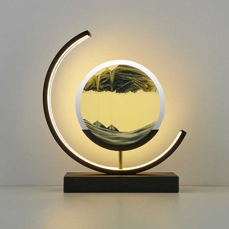 Bordlampe Moderne LED Sandkunstlys