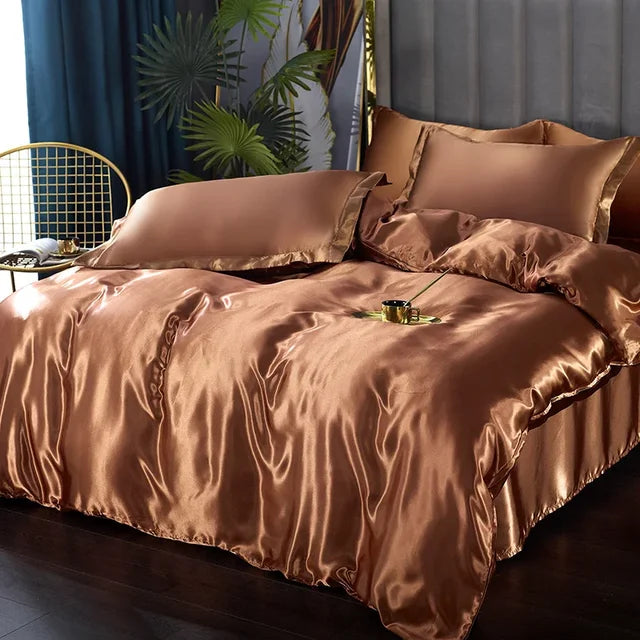 SilkenDreams - Luxury Satin Bedding Set