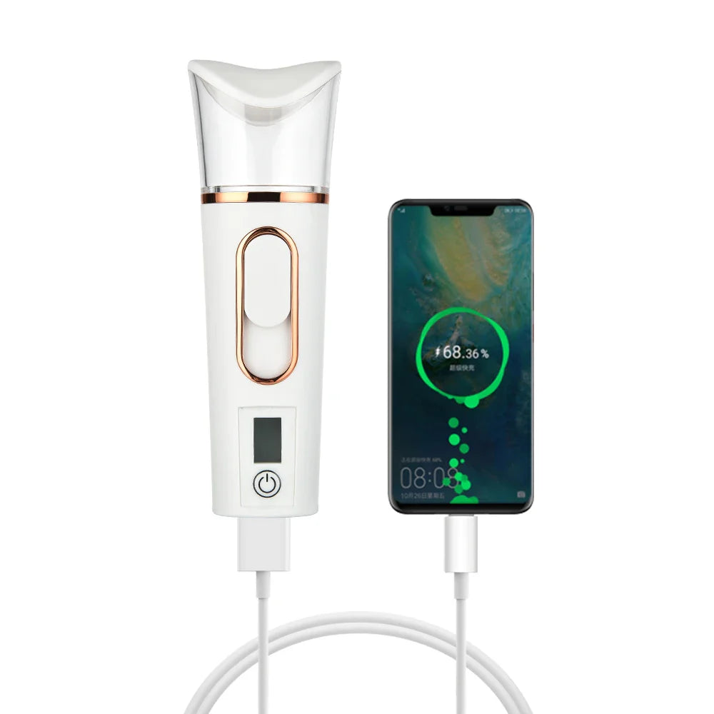 Vaporizador Facial | Dispositivo Portátil de Niebla Hidratante para Cuidado de la Piel