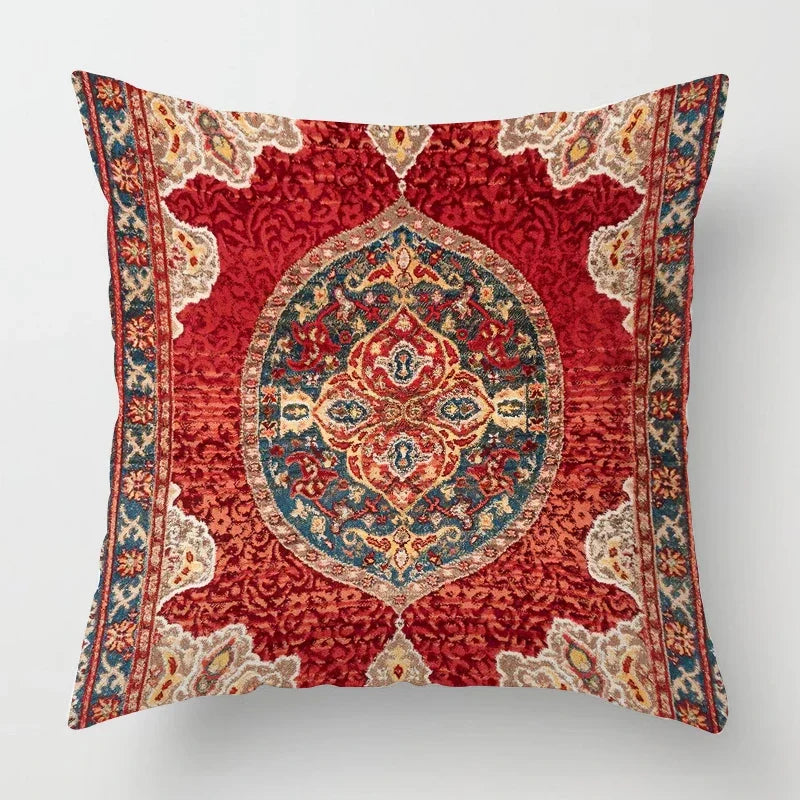 Boho Bliss Cushion Cover – Stylish Moroccan-Inspired Decor for Living Room and Office, High-Quality Design for Sofa and Seating Area