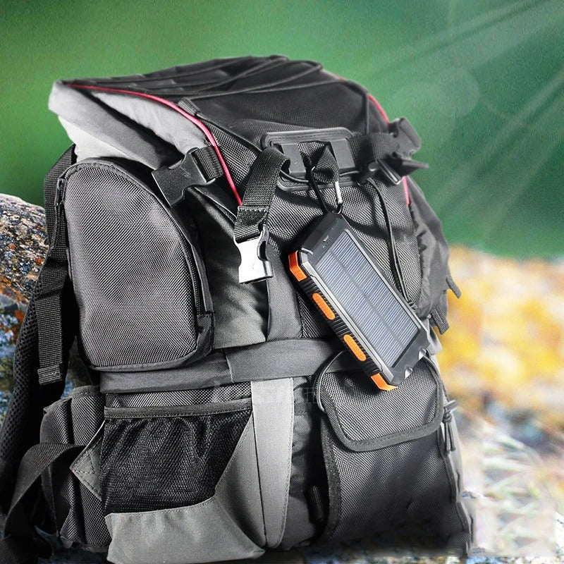Hunting Gear Power Bank Solar Charger Waterproof Outdoor Torch