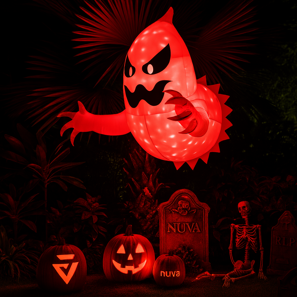 Halloween Inflatable Ghost Light Up Decoration