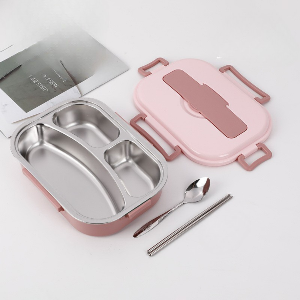 ステンレス製弁当ランチボックスコンテナ