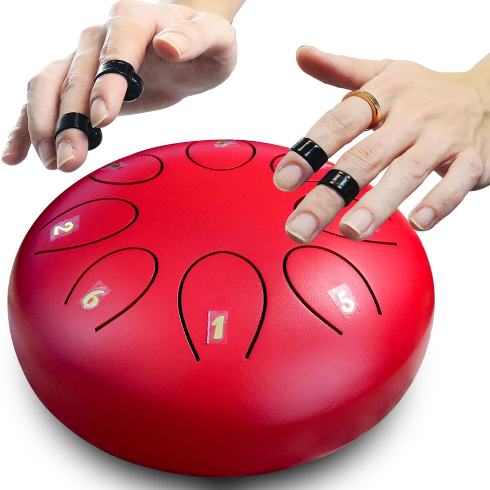 Ocelový jazýčkový buben Handpan perkusní meditační nástroj