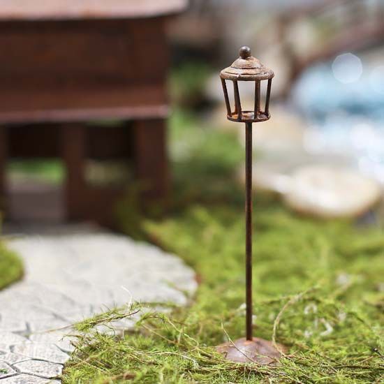 Havepynt Miniature Jern Fe Sæt Dekor