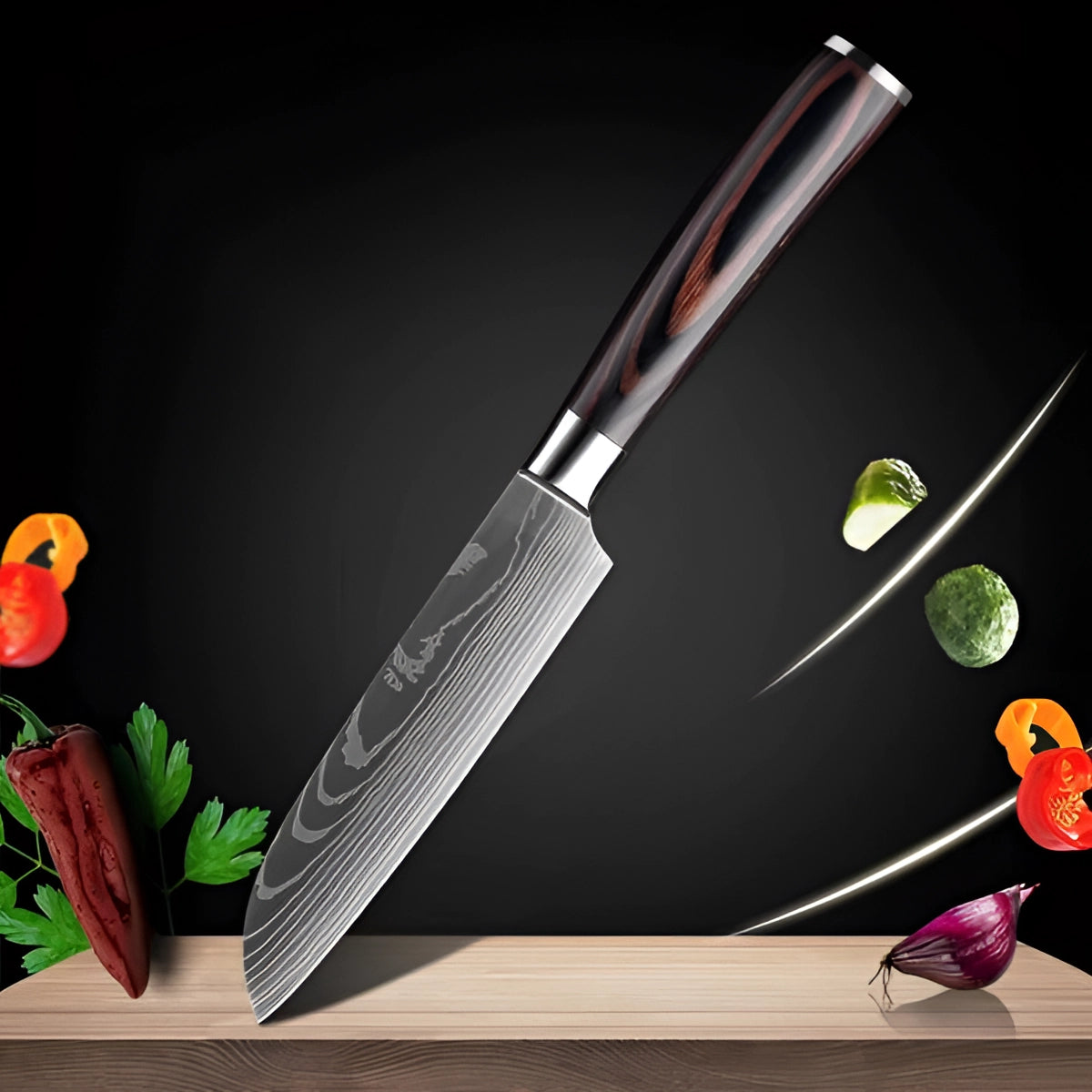 Køkkensæt Knive Rustfrit Stål Professionel