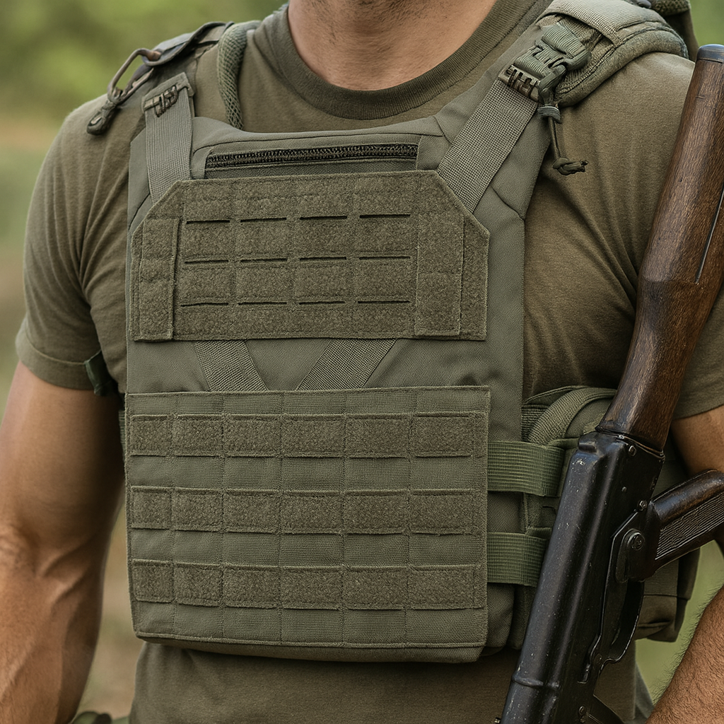 Men’s Tactical Adjustable Military Vest | Durable Hunting Gear