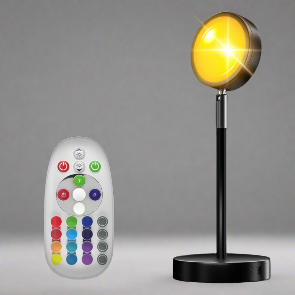 Lampe LED d'ambiance à projection de couleur réglable