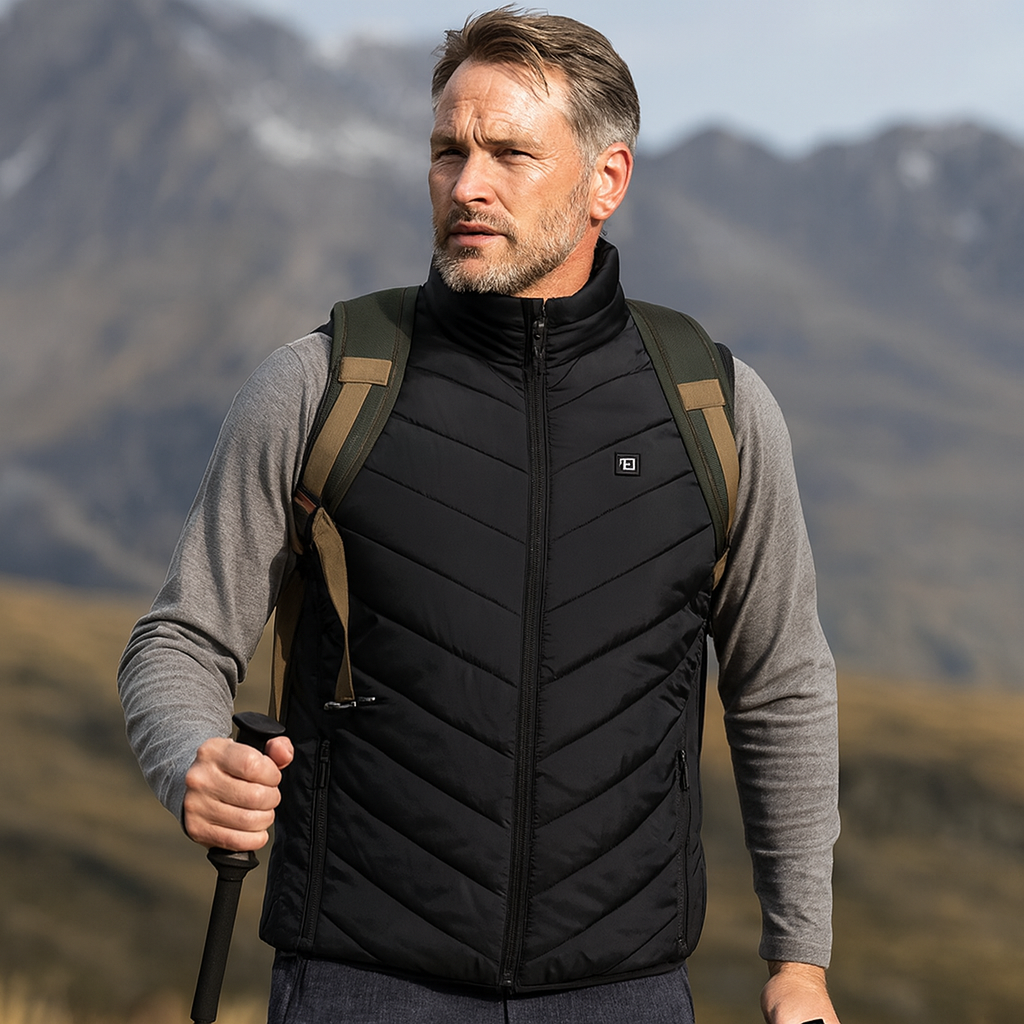 Men’s Electric Heated Vest | Lightweight Rechargeable Thermal