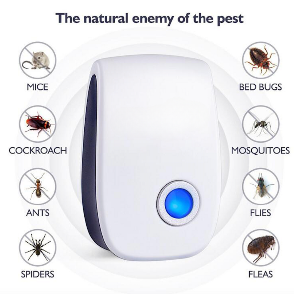 Ultrazvukový odpuzovač škůdců do zásuvky vnitřní elektronické zařízení pro kontrolu škůdců