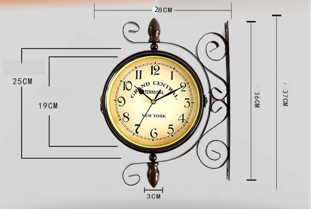 GrandStation - Vintage New York Wall Clock