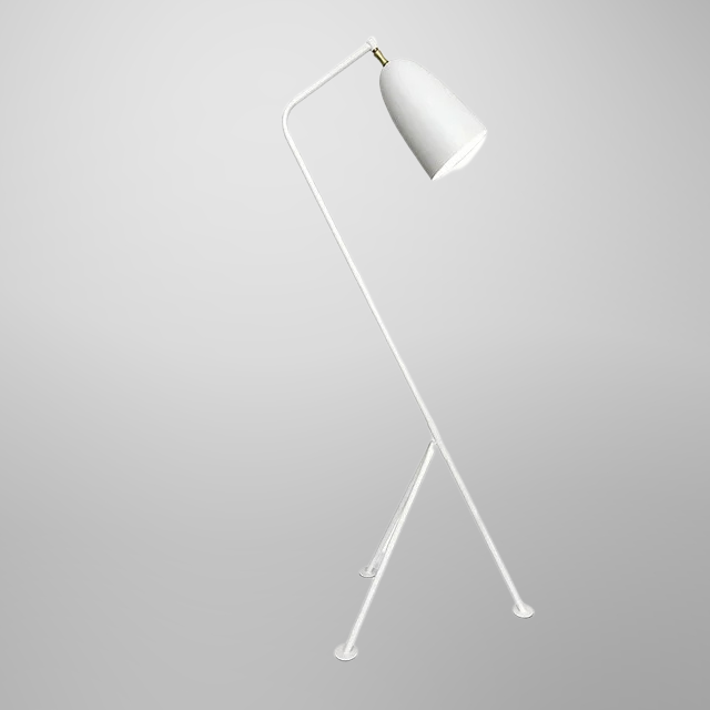 RetroGlow - Designer Grasshopper Floor Lamp with Tripod Stand