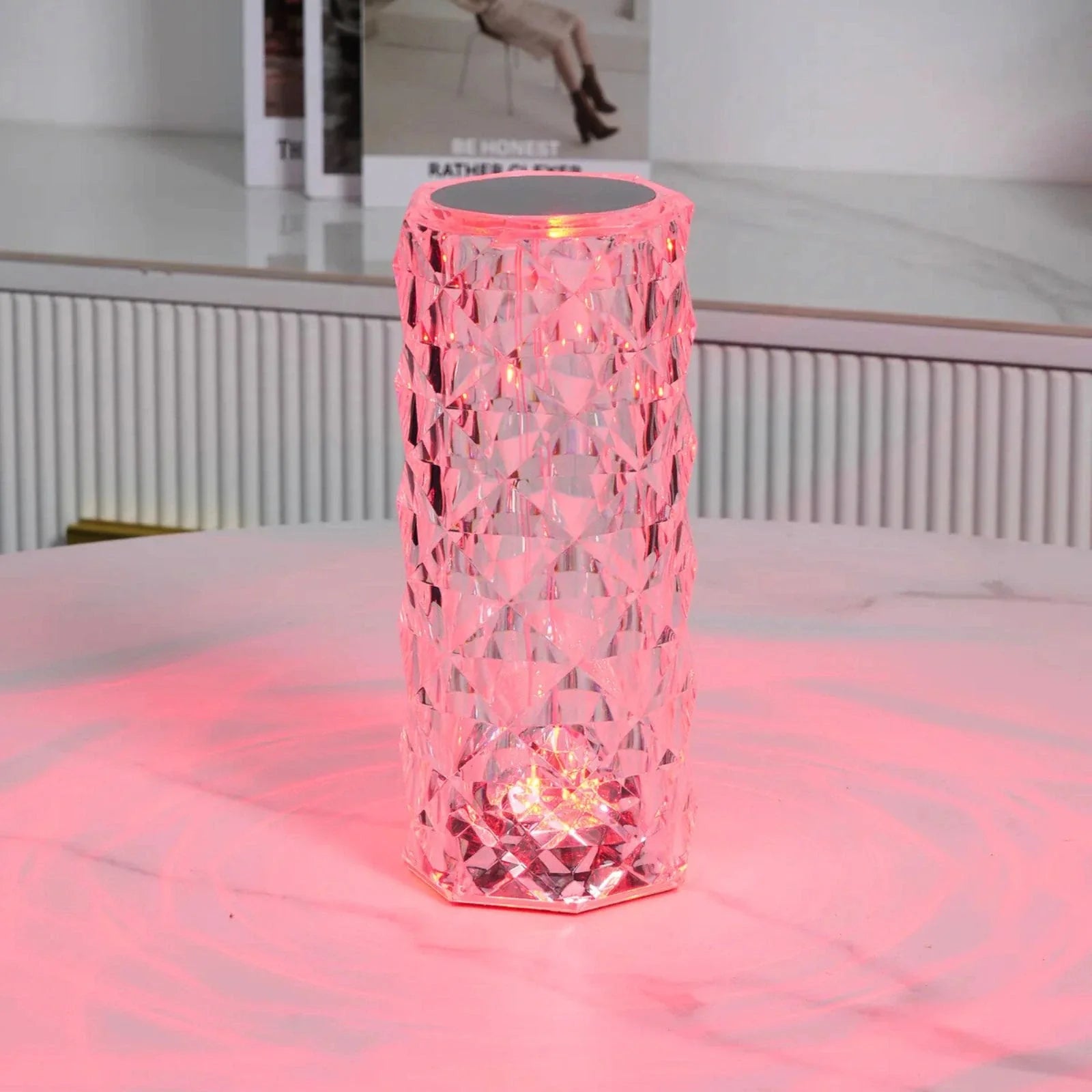 Bordlampe akryl touch-kontrol lys