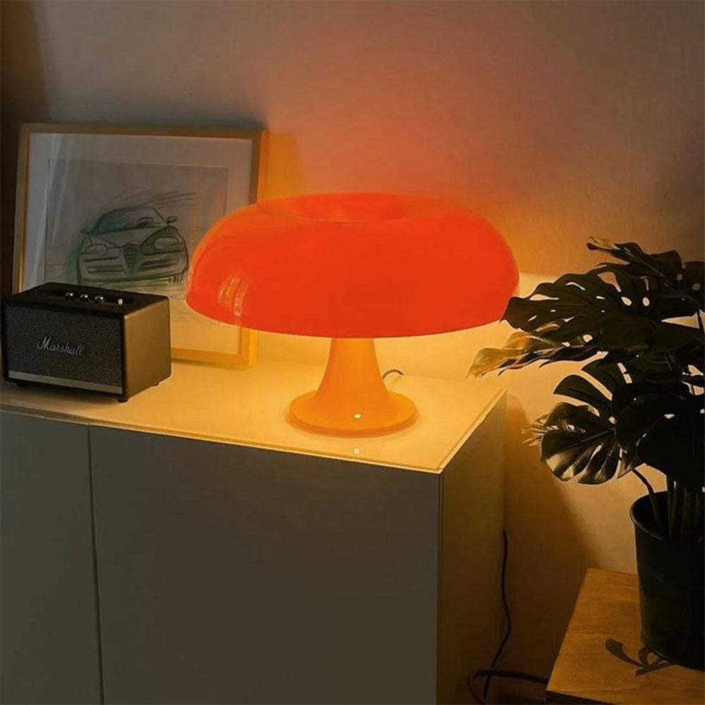 LED svamp bordlampe nordisk soveværelseslys