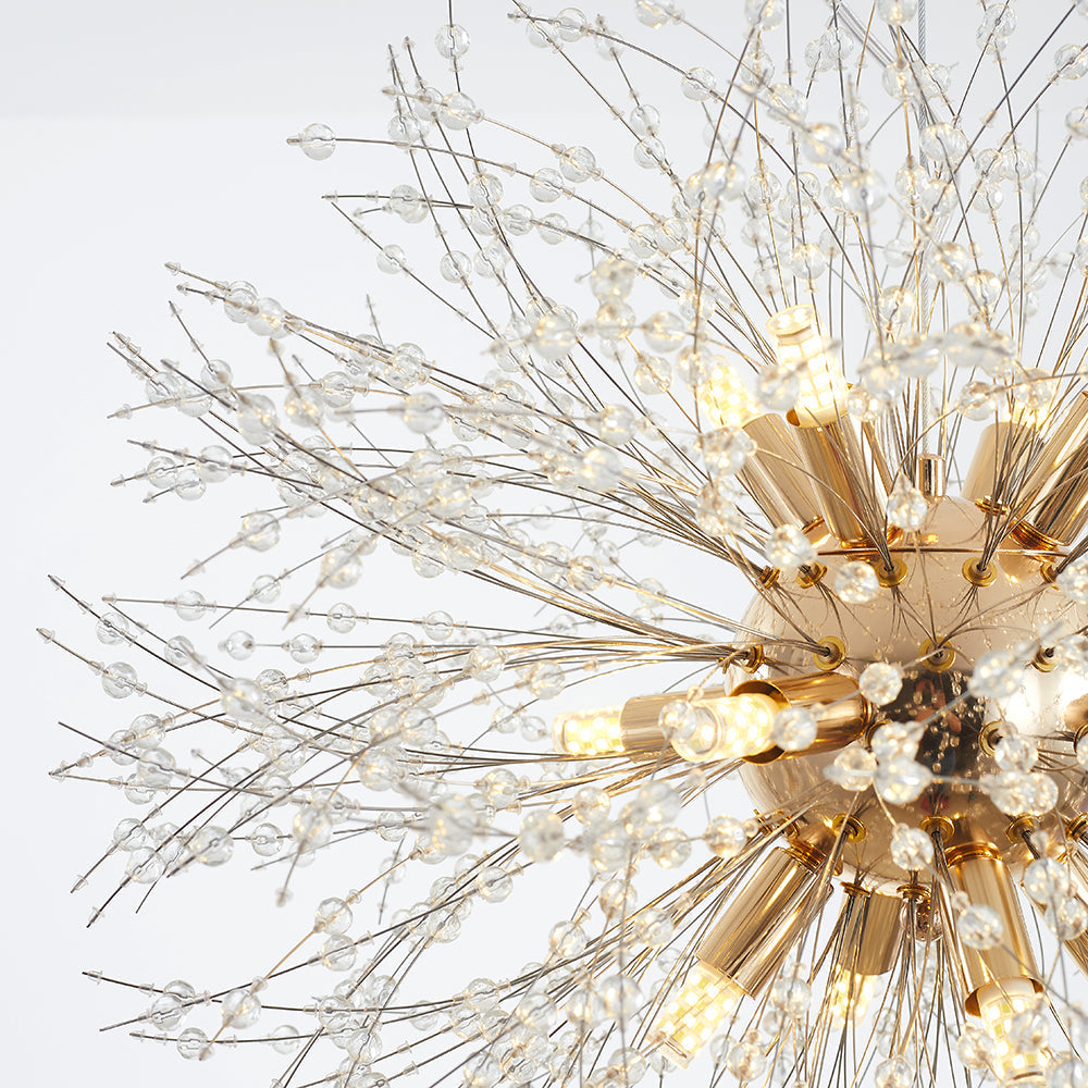 CrystalGlow - LED Pendant and Ceiling Lights with Elegant Branch Design