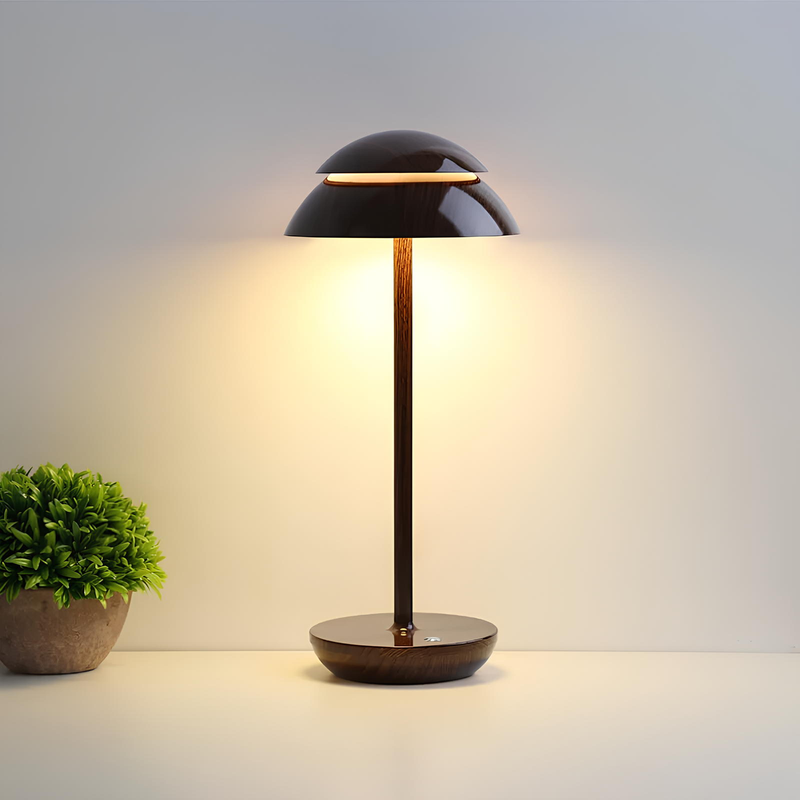 Moderne metal bordlampe