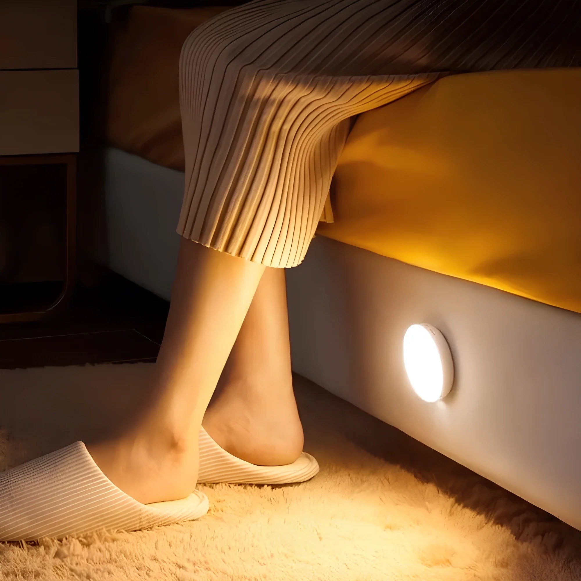 LED natlys bevægelsessensor væglampe