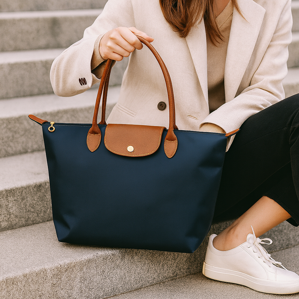 Grand sac fourre-tout de voyage pour femme à bandoulière | Sac à main