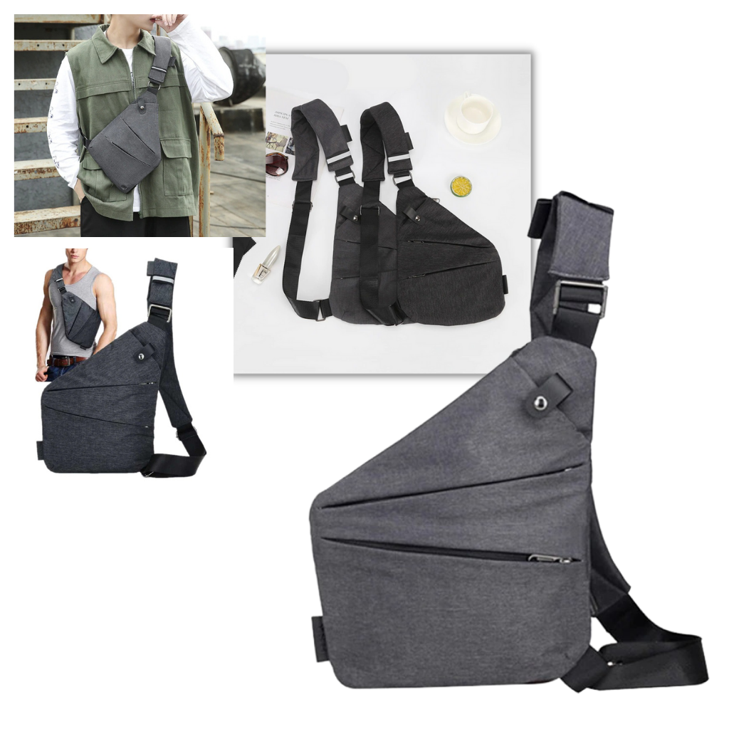Crossbody vandtæt skuldertaske med rem