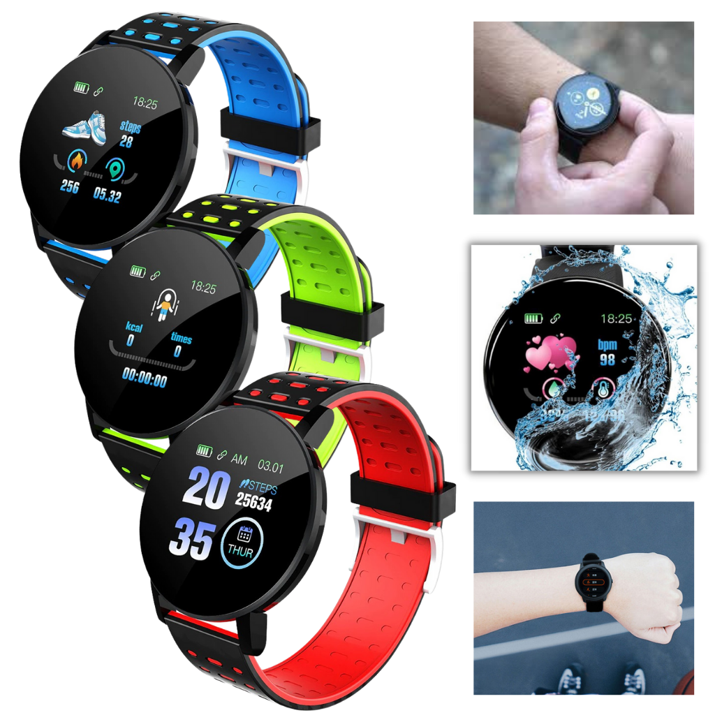 Smartwatch med vandtæt fitness-tracking