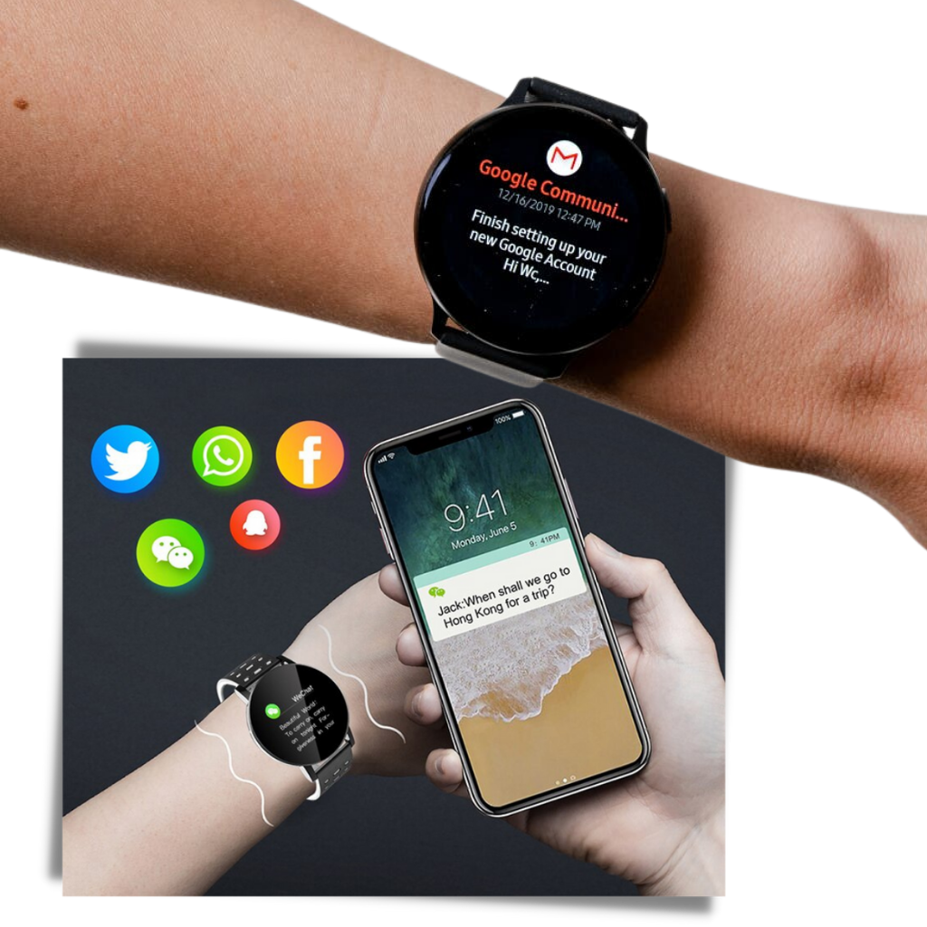 Smartwatch med vandtæt fitness-tracking