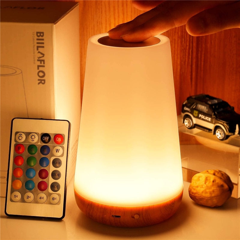 Touch Control LED sengelampe