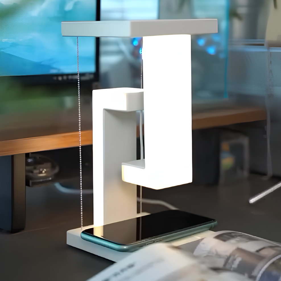 LED stolní lampa bezdrátové nabíjení moderní