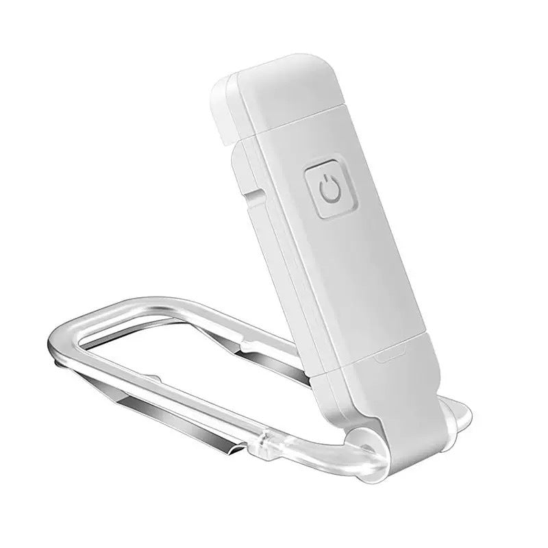 LED genopladeligt clip-on læselampe