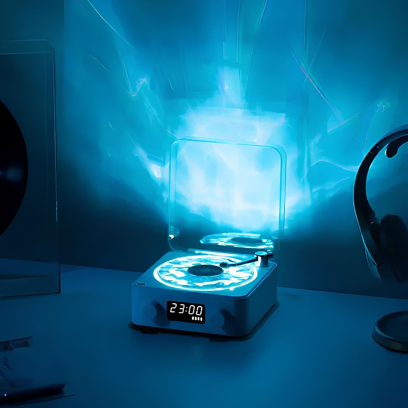 LED bordlampe retro vinyl stemningslys