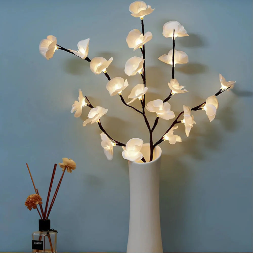 LED-oplyst kunstig gren bordlampe