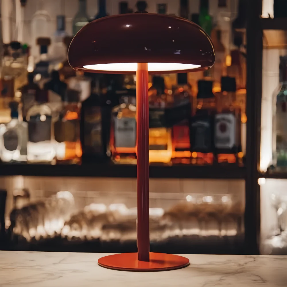 LED bordlampe metal genopladeligt lys