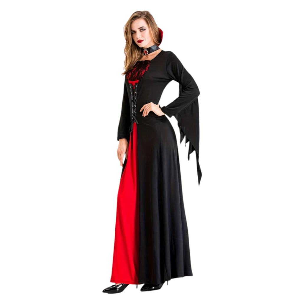 Women Vampire Outfit Gothic Dress