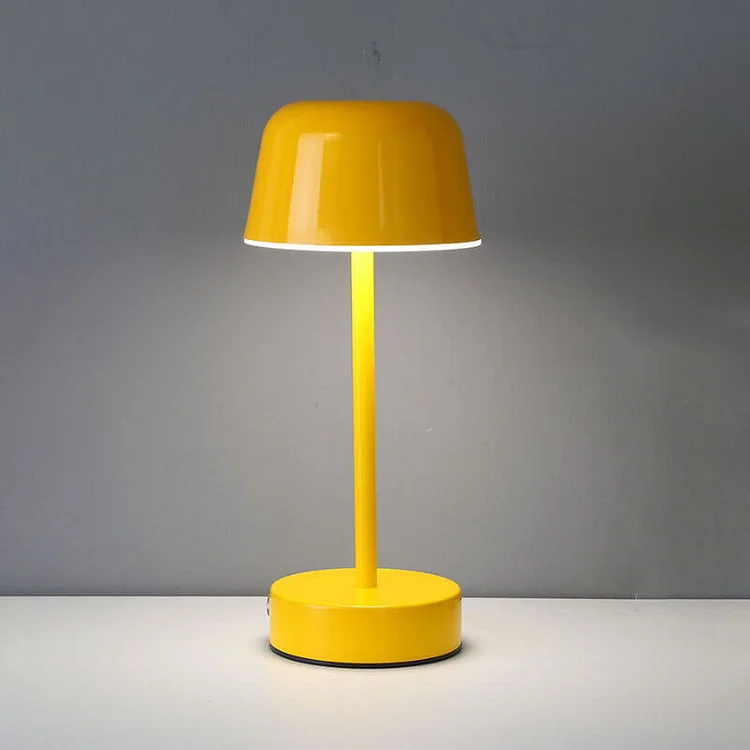 Moderne metal genopladelig bordlampe