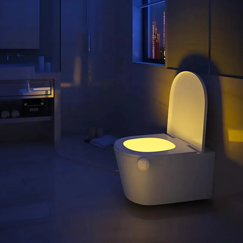 Toiletlys LED natgulvsensorlampe