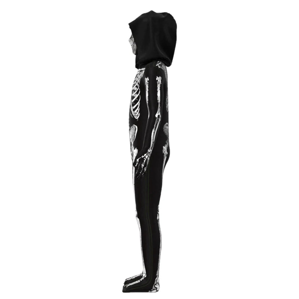 ゾンビスカルジャンプスーツ 子供用ハロウィンコスチューム