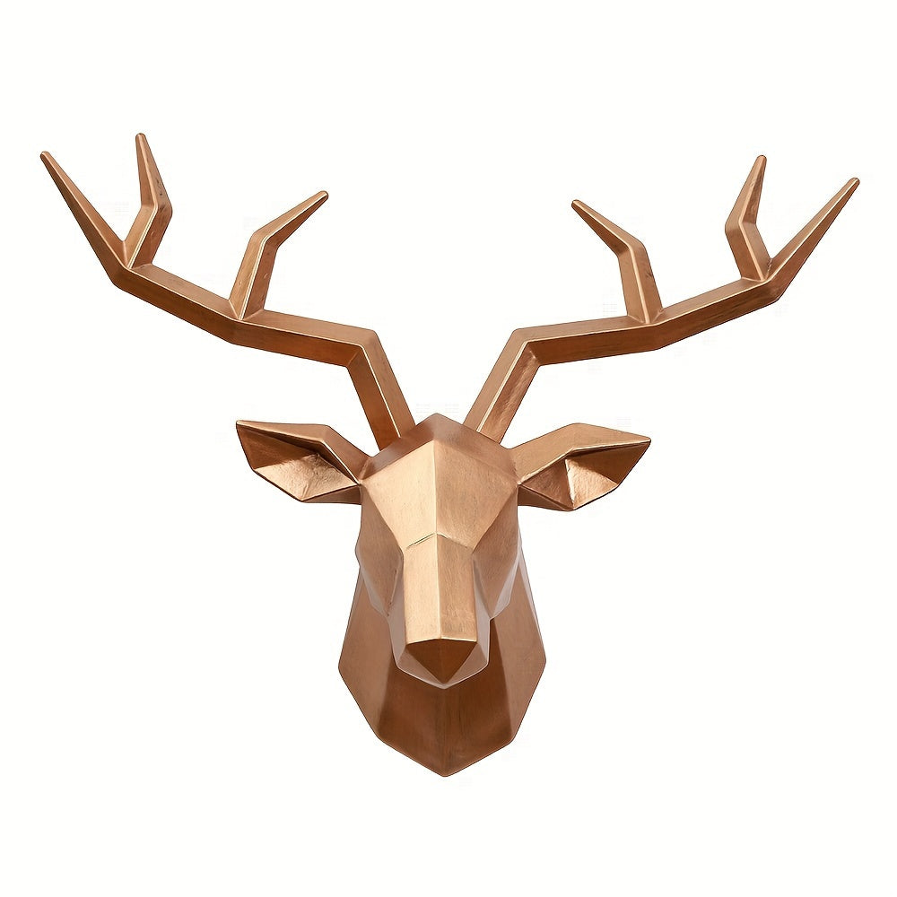 DeerDesign - Geometric Deer Head Wall Sculpture