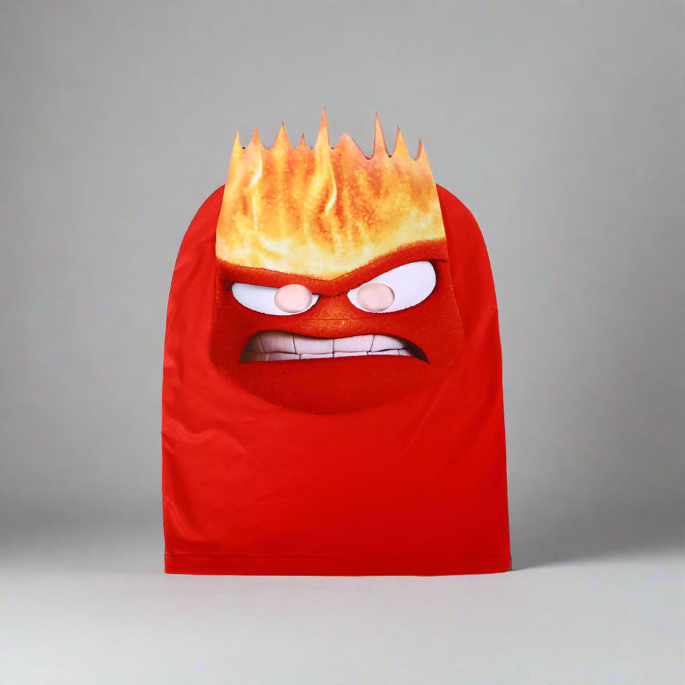 Anger Cosplay Costume Inside Anger Jumpsuit with Tie and Gloves for Dress Up Party - Image 8