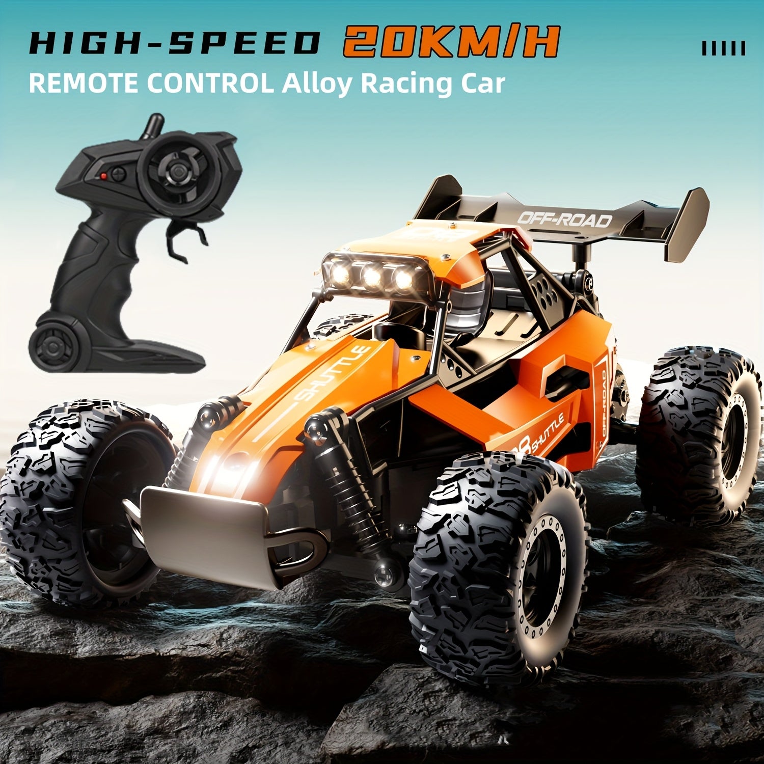 Fjernstyret Offroad Legeringsracerbil