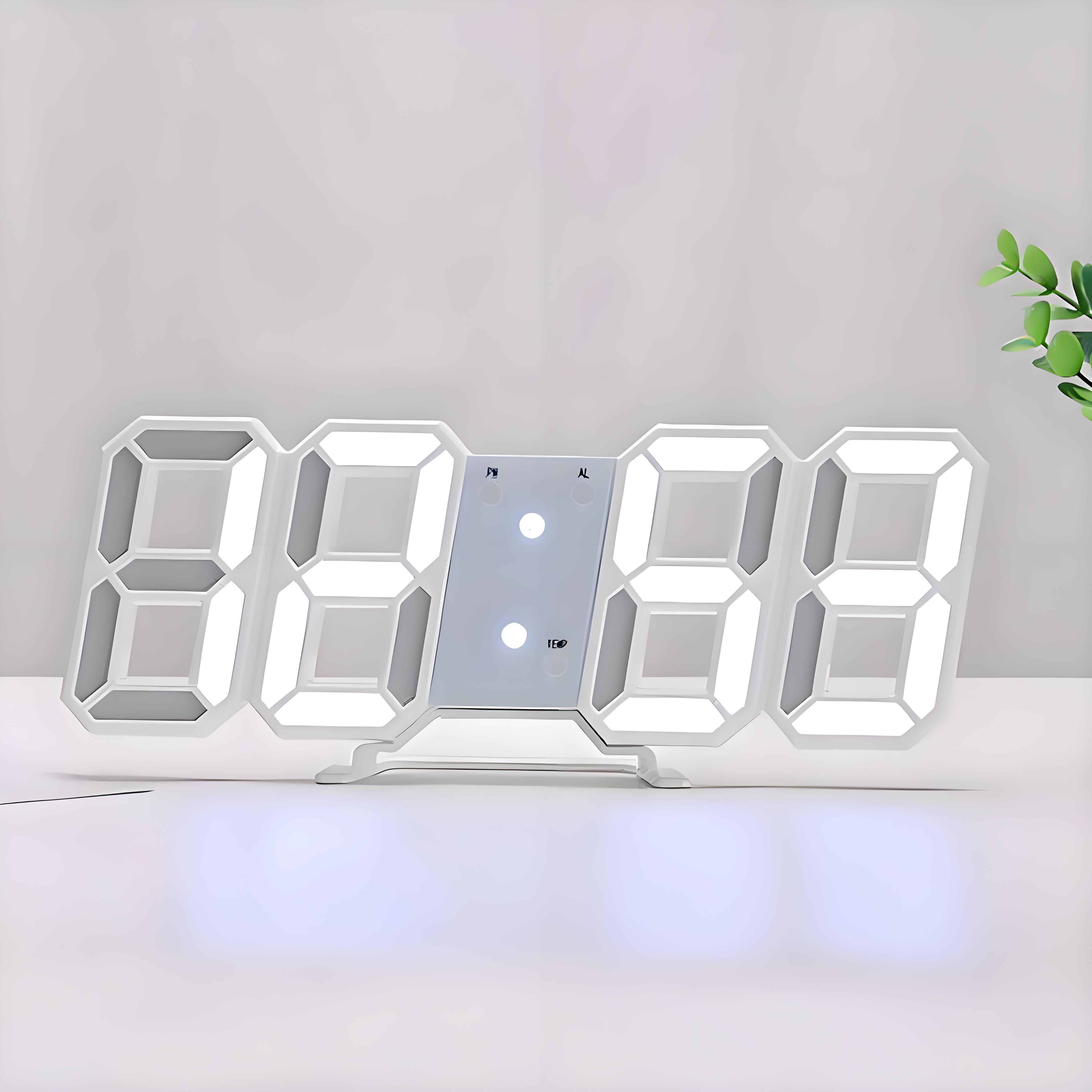 DigiGlow - LED 3D Digital Clock with Calendar & Temperature Display