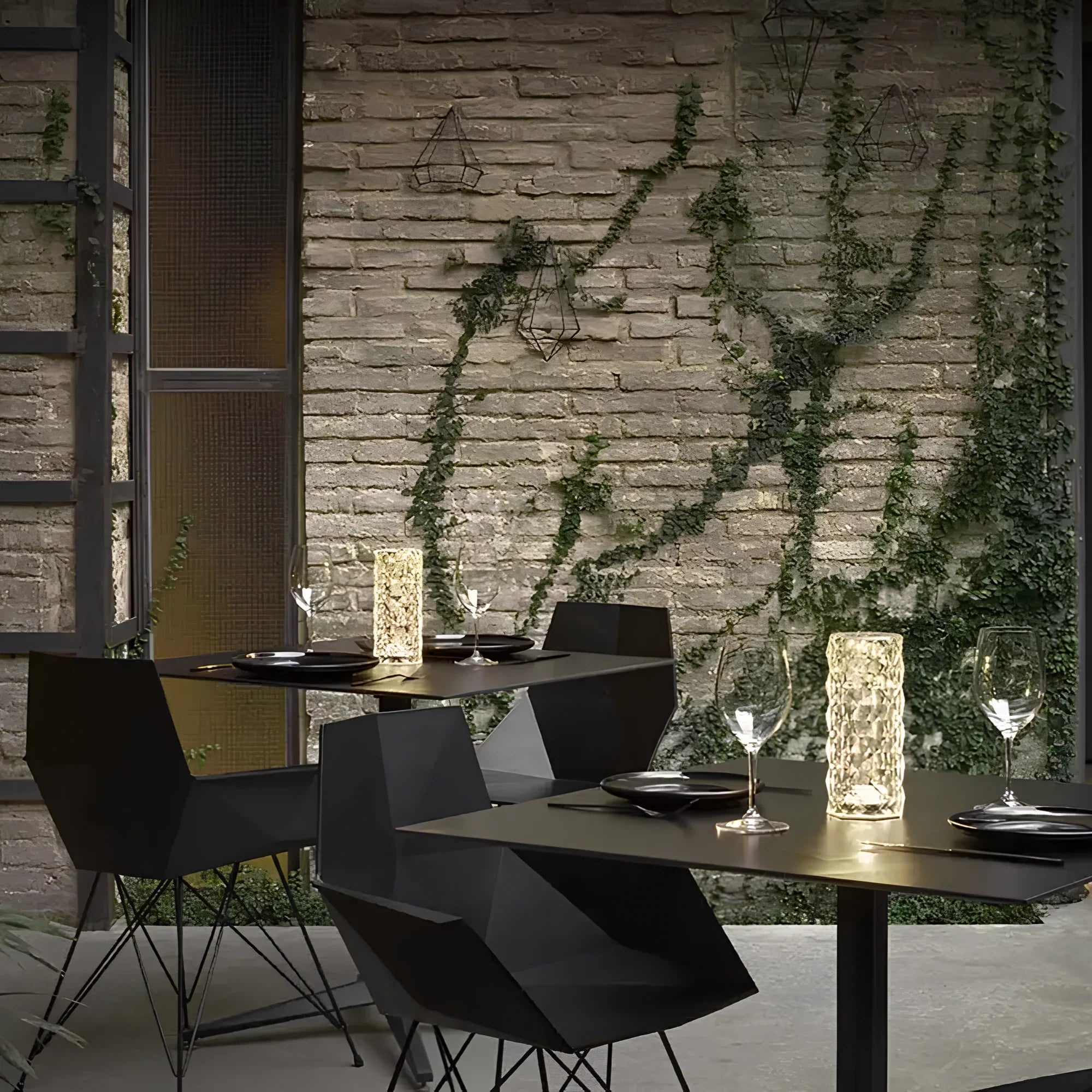 Bordlampe akryl touch-kontrol lys