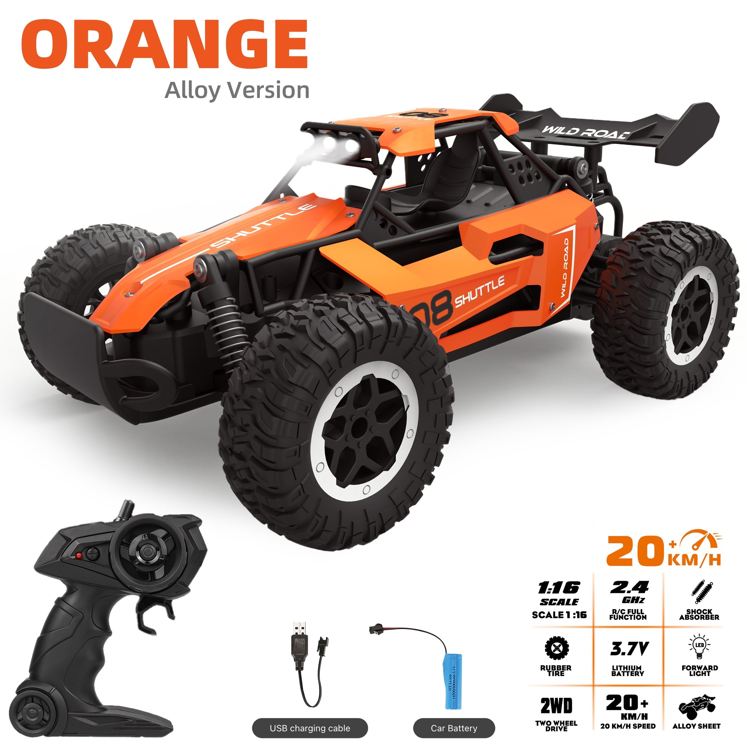 Fjernstyret Offroad Legeringsracerbil