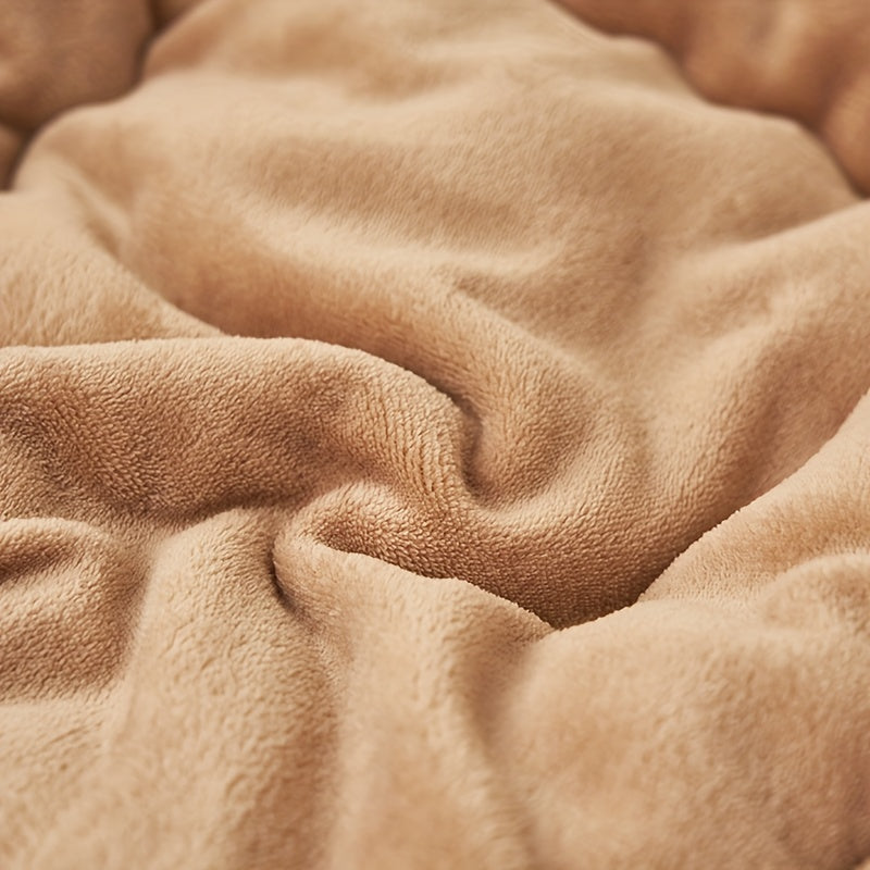 CozyCloud - Warm Milk Fleece Quilted Comforter for Winter