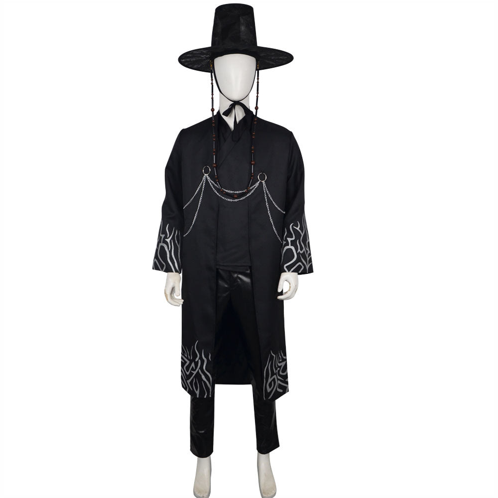 Boys “Your Idol” Performance Costume Full Set Black Halloween Cosplay Costume - Image 4
