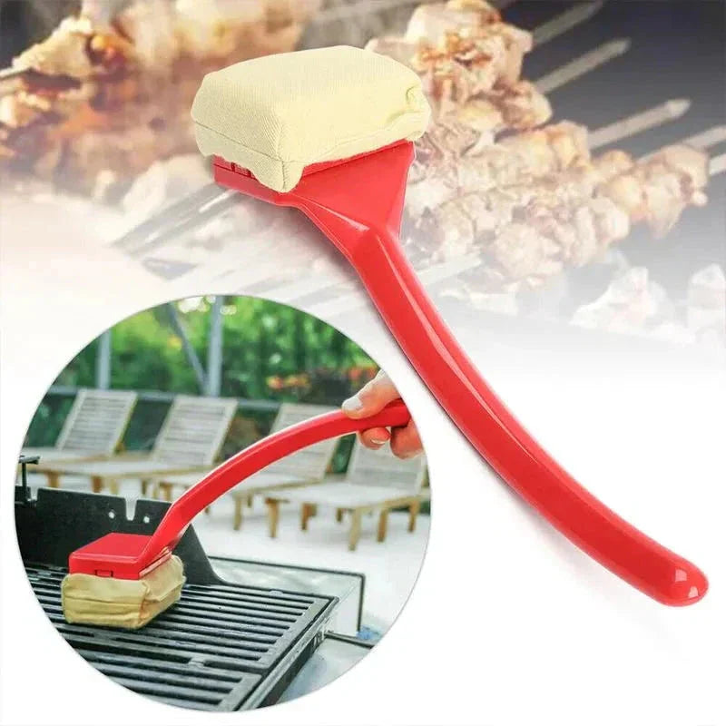 Grill damprenser lang håndtagsbørste
