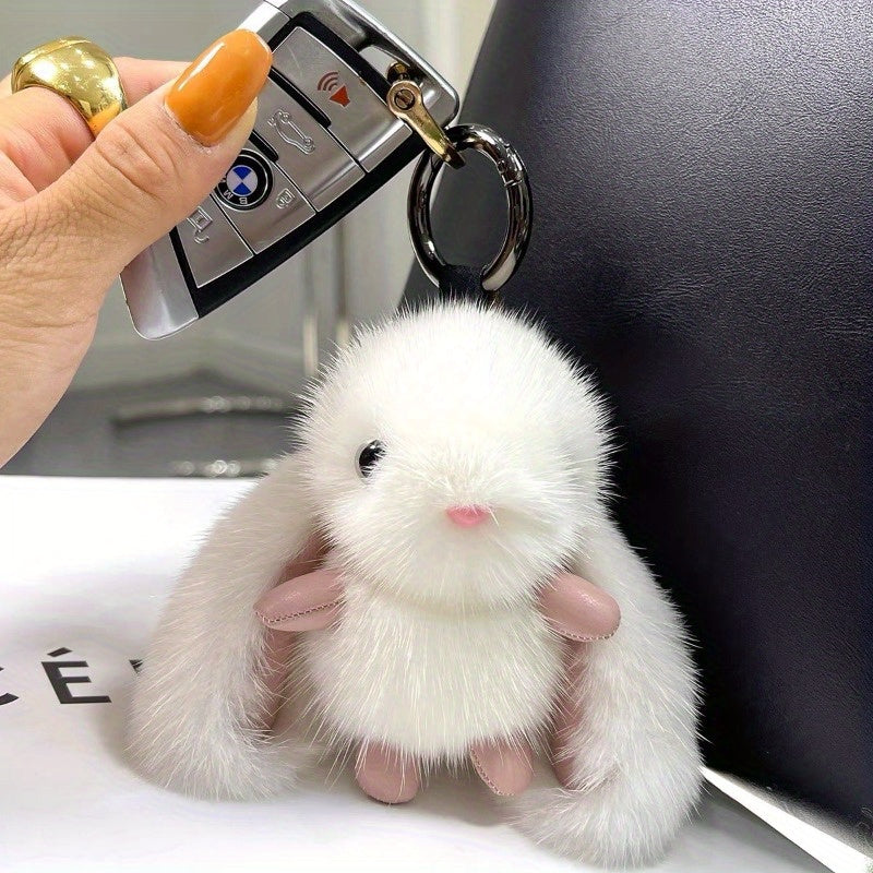 ぬいぐるみキーチェーン ソフトバニー バッグアクセサリー