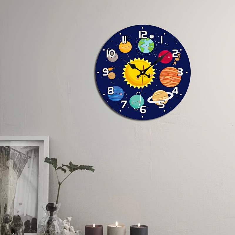 AstroCharm - Silent Solar System Wall Clock