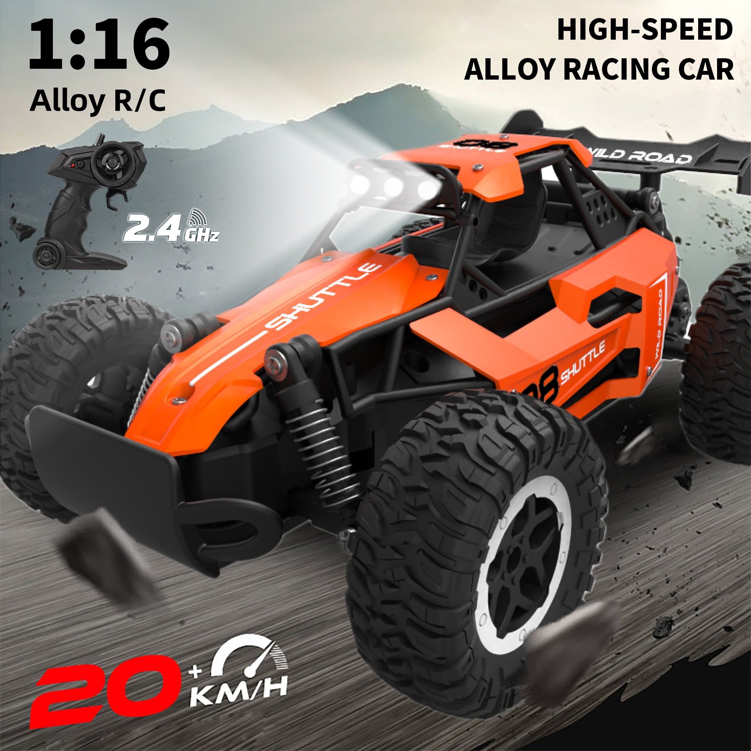 Fjernstyret Offroad Legeringsracerbil
